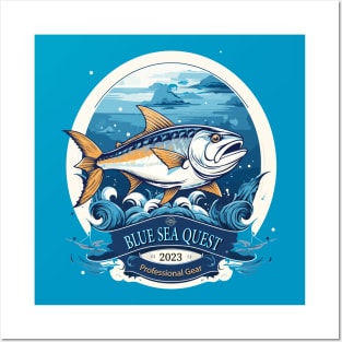 Blue Sea Quest Brand Pro Gear 2023 Posters and Art